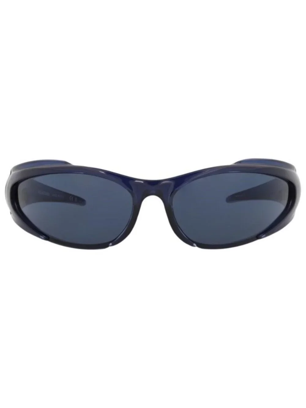 New Balenciaga Unisex Shield/Wrap Blue Blue Blue Fashion Designer Sunglasses